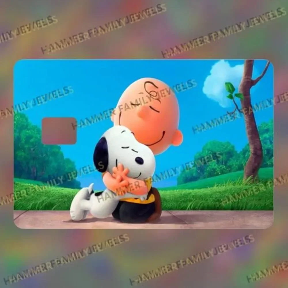 Peanuts Snoopy Card Decal
